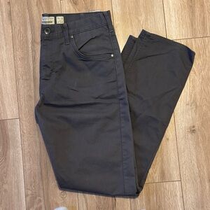 Patagonia Iron Clad Straight Leg Organic Blend Men's Charcoal Grey Casual Pants